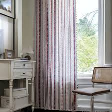 Red Diamond Sheer Light Filtering Grommet Custom Curtain