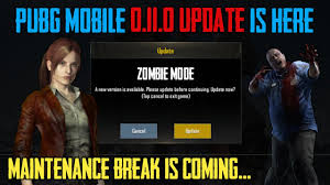 The pubg mobile update 0.11.0 zombies mode release date is february 19 with the game's servers to be taken down for maintenance from 5:30am to 1:30pm ist on february 18. Pubg Mobile 0 11 0 Update Maintenance Break Date And Time Zombie Mode Release Date Confirmed Youtube