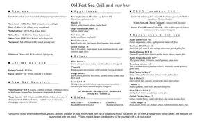 1 pound (lb) is equal to 453.59237 grams (g). Menu Of Old Port Sea Grill Raw Bar In Portland Me 04101