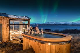 Catch Unobstructed Views Of The Aurora Borealis In This Icelandic Glass Hotel Glass Cabin See The Northern Lights Northern Lights Iceland