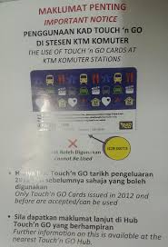 Suruhanjaya pengangkutan awam darat (spad), ktm and touch 'n go. Ktmb Ticket 101