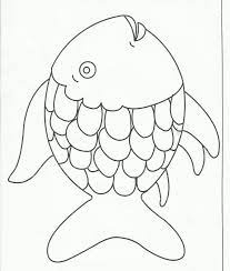 Popular fish template & samples forms download free in pdf, excel, word. Rainbow Fish Coloring Page Template Coloring And Malvorlagan