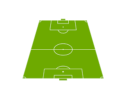 Black And White Football Pitch Template End Zone View Soccer Football Field End Zone View Football Field End Zone View Soccer Field Football Field Black And White Football Football Pitch