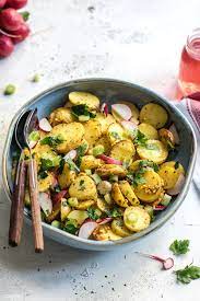 Download Premium Image Of Homemade Roasted Potato Salad Food Photography Interesting Food Recipes Vegan Recipes Healthy Food Photography