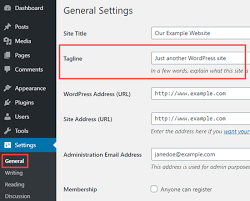 showing the message “Just Another WordPress Site” when when the site link  is shared - Stack Overflow