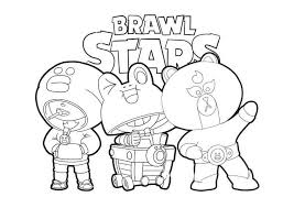 To do this, each fragment of the figure there is a number that will help you choose the right shade. 10 Best Free Printable Brawl Stars Coloring Pages For Kids