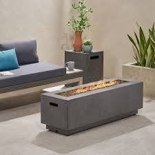 Replace the faux logs in your indoor or outdoor gas fireplace with fire glass for a clean, attractive ambiance. Fire Pit Coffee Tables Target