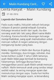 The boy was called malin kundang. Cerpen Malin Kundang