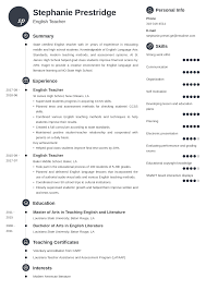 English Teacher Resume Example Template Primo Teacher Resume Examples Resume Examples Medical Assistant Resume