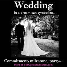 A Wedding As A Dream Symbol Can Mean More Dream Symbol Meanings At Thecuriousdreamer Dreammeaning Dreamsymbol Dream Symbols Wedding Getting Married