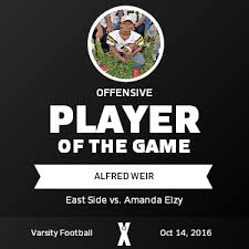 Alfred Weir's East Side High School Bio