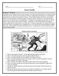 Germany also demanded control of the sudetenland which the treaty of versailles had given to czechoslovakia. Treaty Of Versailles Woodrow Wilson Political Cartoon Worksheet With Answer Key