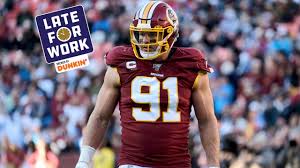 I'll never be able to sum up what there's currently no indication that veteran pass rusher ryan kerrigan will sign a new contract with a. Late For Work 1 29 One Bold Offseason Move The Ravens Could Make