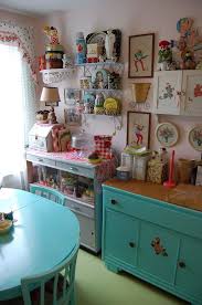Kitschy Kitchen Super Cluttered But Love All Of The Knick Knacks First Apartment Decorating Granny Chic Decor Kitschy Kitchen