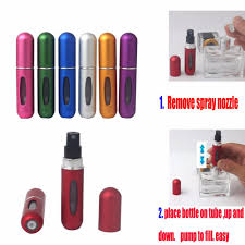 5ml Mini Portable Travel Refillable Perfume Atomizer Bottle Scent Pump Case Empty Perfume Bottle Airle Empty Perfume Bottles Refillable Perfume Perfume Bottles