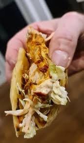 Check spelling or type a new query. Taco Thursdays With Harissa Chicken Southwestern Slaw In A Crispy Roti Tacos