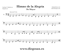 Himno De La Alegria Himno De La Alegria Partituras Cello Violonchelo