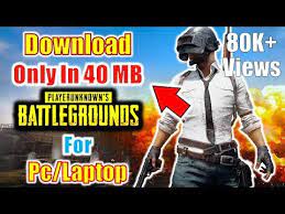 How To Download Pubg On Pc And Laptop In 40 Mb Only Download Pubg Mobile On Low End Pc Youtube