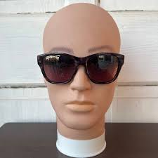 MAUI JIM Women's 'Polarized Sunglasses Hanapaa Purple Tortoise w/Rose MJ  538-13D