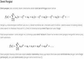 Contoh soal deret ilmu pengetahuan populer 5. Deret Pangkat Matematika Beserta Contoh Soal Dan Jawaban