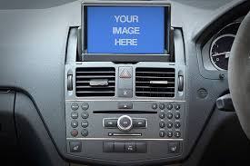 Car Gps Screen Display Mockup Mediamodifier Online Mockups Generator Car Gps Car Gps Navigation