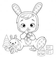 Bebe Lloron Para Colorear