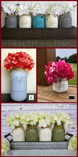 Save these mason jar flower arrangement ideas for later by pinning this image, and follow country living on pinterest for more mason jar ideas. 25 Mason Jar Centerpiece Ideas For Weddings My Online Wedding Help Wedding Planning Tips Tools