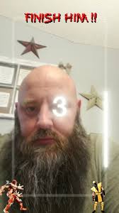 Bald Character with Beard