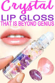 Wondering How To Make Diy Clear Lip Gloss With Crystals You Can Make Your Own Lip Gloss At Home In Under 5 Minut Crystal Lips Lip Gloss Recipe Clear Lip Gloss