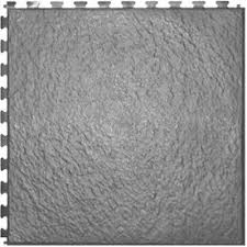Perfection Floor Tile 6 Piece 20 In X 20 In Light Gray Slate Garage Fl Garage Floor Tiles Flooring Tile Floor