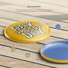 Frisbee Mockups Set Product Mockup 81311 Mockup Colorful Backgrounds Frisbee