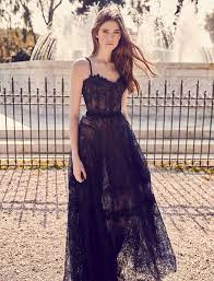 Junabelle Gossamer Lace Bustier Dress | Costarellos
