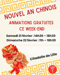 🐉 Nouvel An chinois : animations gratuites ce week-end &agrave; la Citadelle de  Lille La f&ecirc;te du Nouvel An chinois du Cheval s'invite &agrave; Citadelle de Lille  avec un grand week-end d'animations