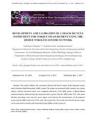 Urus setia hadiah pengajian ipt pejabat setiausaha kerajaan selangor bahagian pengurusan sumber manusia tingkat 3, bangunan sultan salahuddin abdul aziz shah $0503 shah alam. Pdf Development And Validation Of A Track Bicycle Instrument For Torque Measurement Using The Zigbee Wireless Sensor Network