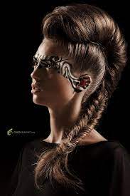 Zebra Make Up By Adi Coco 500px Viking Hair High Fashion Hair Artistic Hair