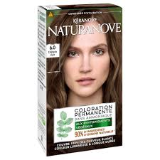 Cette coloration naturelle est idéale si vous ne souhaitez pas totalement colorer votre chevelure et cette teinture permanente promet une couleur flamboyante pour 8 semaines. Coloration Permanente Sans Ammoniaque Chatain Clair 6 0 Naturanove