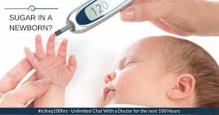 please give the blood sugar levels chart for newborns