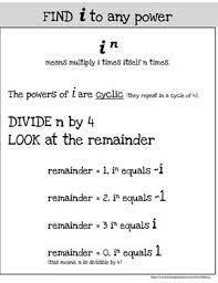 As we saw last time, the equation x2=9really means: Imaginary Numbers I Chart By Weatherly Teachers Pay Teachers Complex Numbers Math Tricks Chart