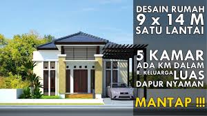 Untuk menetralisir warna putih, sang desainer memakai lantai berbahan dasar kayu untuk membuat efek hangat di dalam rumah. Rumah 9 X 14 M Satu Lantai Dgn 5 Kamar Di Desa Tapi Mewah Youtube