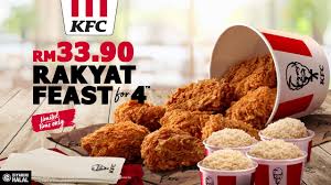 Jaringan resto fast food yang didirikan oleh col. Kfc Rakyat Feast For 4 Youtube