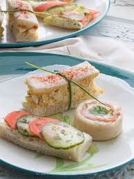 Deviled Egg Salad Finger Sandwiches Pinch Me I M Eating Recipe Tea Party Sandwiches Tea Sandwiches Recipes Finger Sandwiches