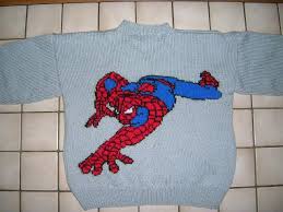 Orumcek Adam Desenli Kazak 2 Hobi Fikirleri Yaratici El Isi Ornekleri Erkek Bebek Orgu Ayi