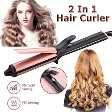 These heat tools work to curl your hair without clipping it in place, creating smooth, full, spirals. Buy 2 In1 Foldable Multifunctional Hair Styler Curl Hair Straightener Ceramic Hair Curling Irons Corn Plate Corrugation Waves Tools At Affordable Prices Free Shipping Real Reviews With Photos Joom