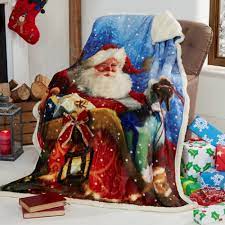 Choose your favorite christmas fleece blankets from thousands of available designs. Father Christmas Fleece Blanket Throw Tonys Textiles