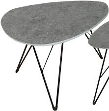 Set the concrete piece onto your base. Vida Living Otto Dark Grey Concrete Coffee Table Cfs Furniture Uk
