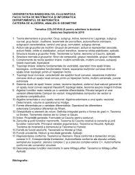 Sunt elevă în clasa a doișpea, și aș vrea să îmi continui studiile universitare la întrebarea mea este: Universitatea Babes Bolyai Cluj Napoca Facultatea De MatematicÄƒ Si