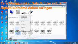 Langkah langkah sharing data dan sharing printer. Cara Menggunakan Satu Printer Untuk Dipakai Bersama Dalam Jaringan Sharing Printer Youtube