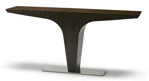 console vertigo designer daniel rode pour roche bobois collection dimensions l 165 l 40 h 82pietement en a mobilier design console mobilier