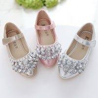 Children Lace Princess Sandals Kids Girls Wedding Shoes Dress Shoes Pearl Bowknot Party Shoes For Girls Wish Girls Wedding Shoes Girls Dress Shoes Kids Sandals