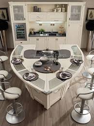 Ilot Cuisine Moderne Design Forme Bateau Tabourets Cuisine Moderne Design Cuisine Moderne Ilot De Cuisine Moderne